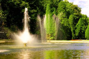 Fountain in park